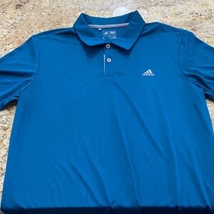 Adidas Men's Teal Polo Shirt